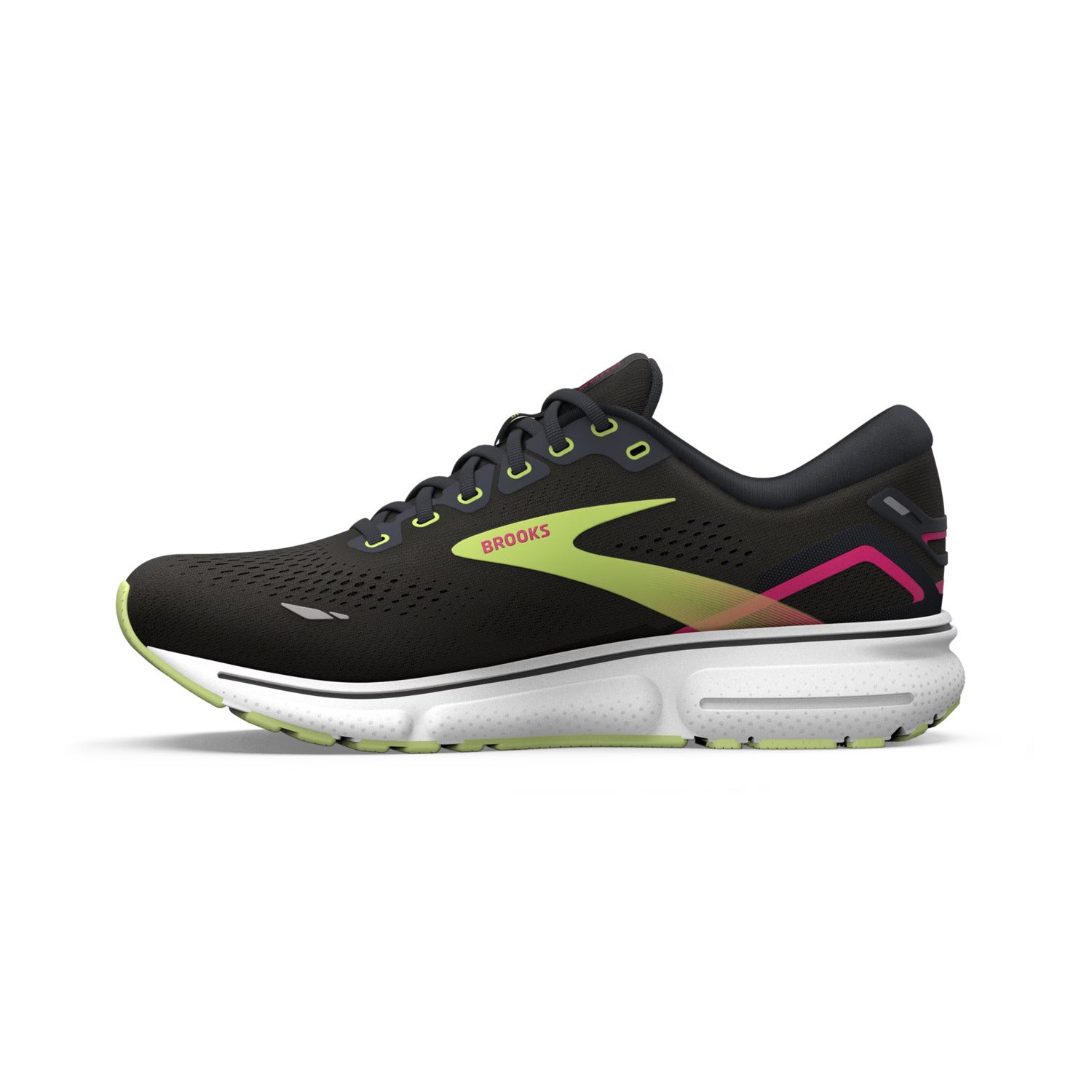 Brooks Scarpe da Running Ghost 15 Donna Black Ebony Sharp Green