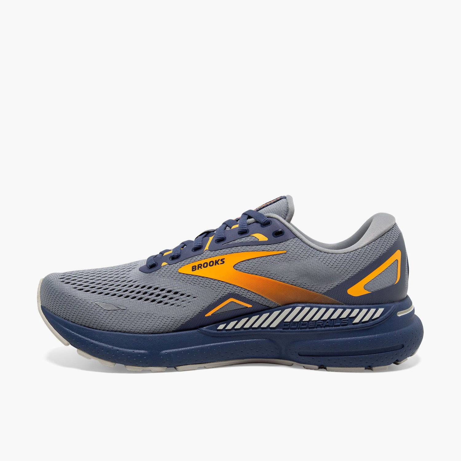 Brooks Scarpa da Running Adrenaline Gts 23 Uomo Grey Crown Blue Orange