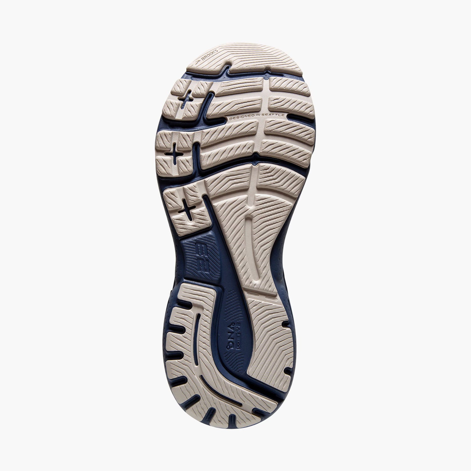 Brooks Scarpa da Running Adrenaline Gts 23 Uomo Grey Crown Blue Orange