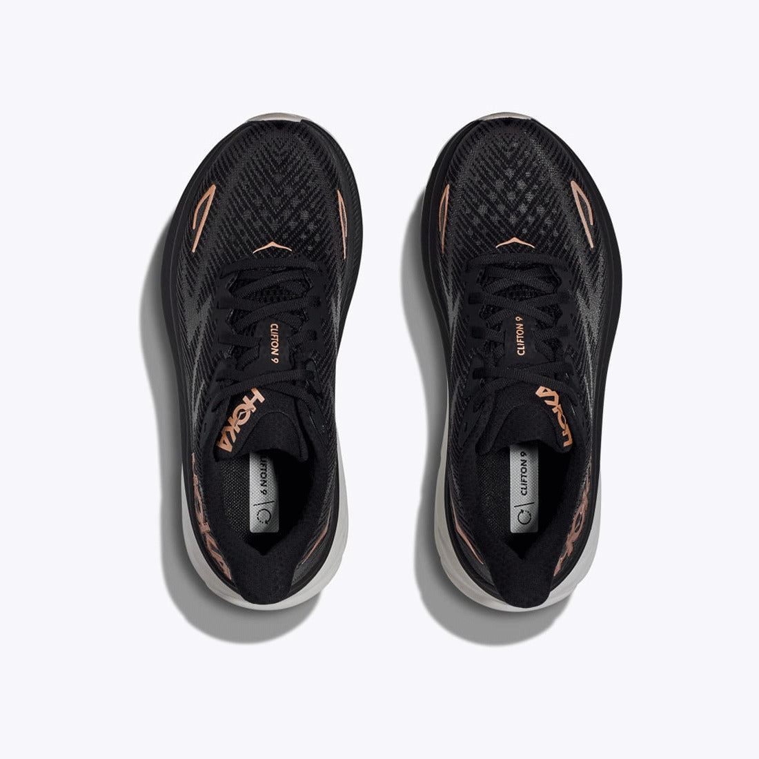 Hoka Scarpa da Running Clifton 9 da Donna Black Rose