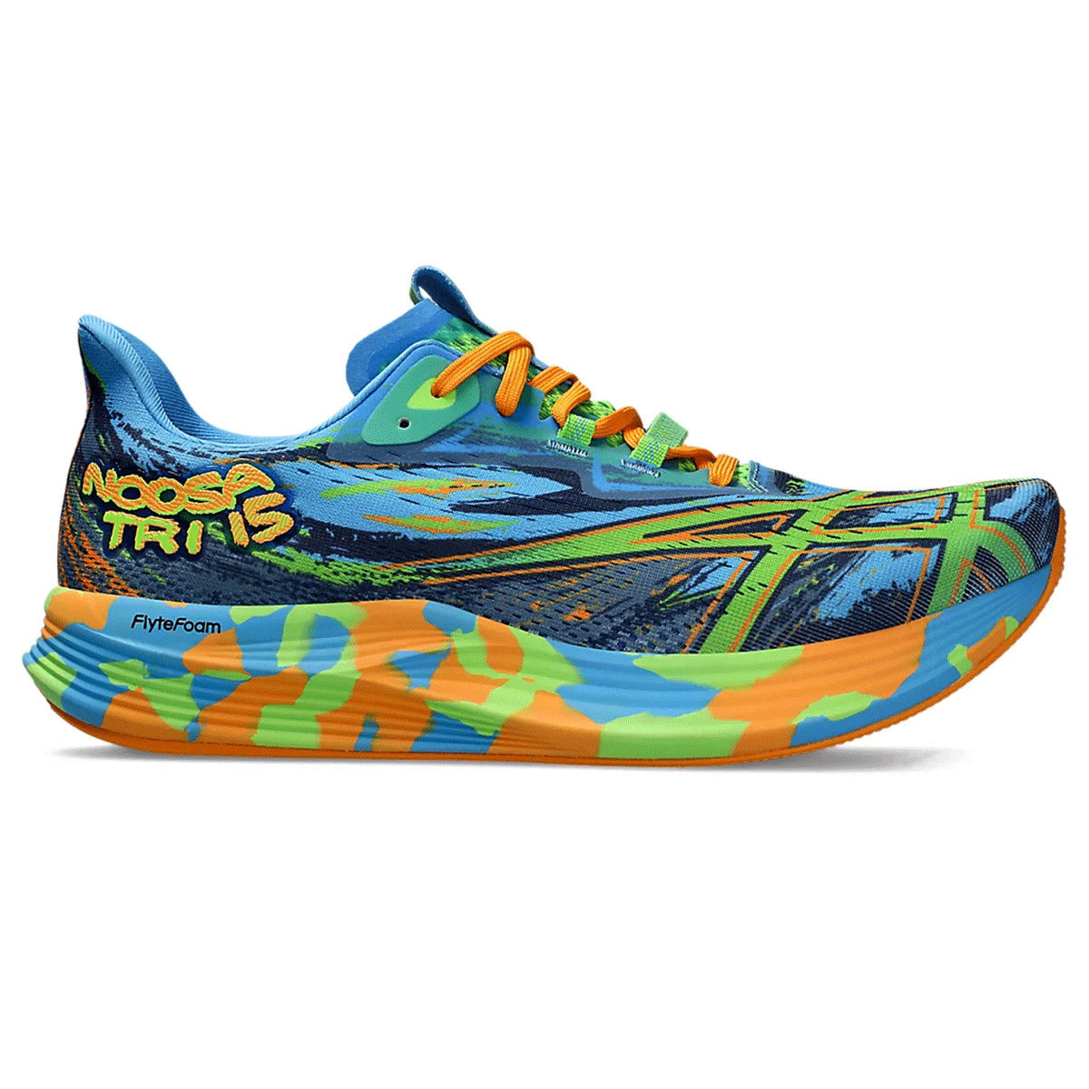 Asics Scarpe da Running Noosa Tri 15 Uomo Waterscape Electric Lime