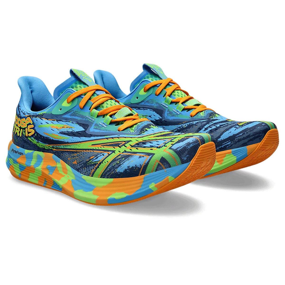 Asics Scarpe da Running Noosa Tri 15 Uomo Waterscape Electric Lime
