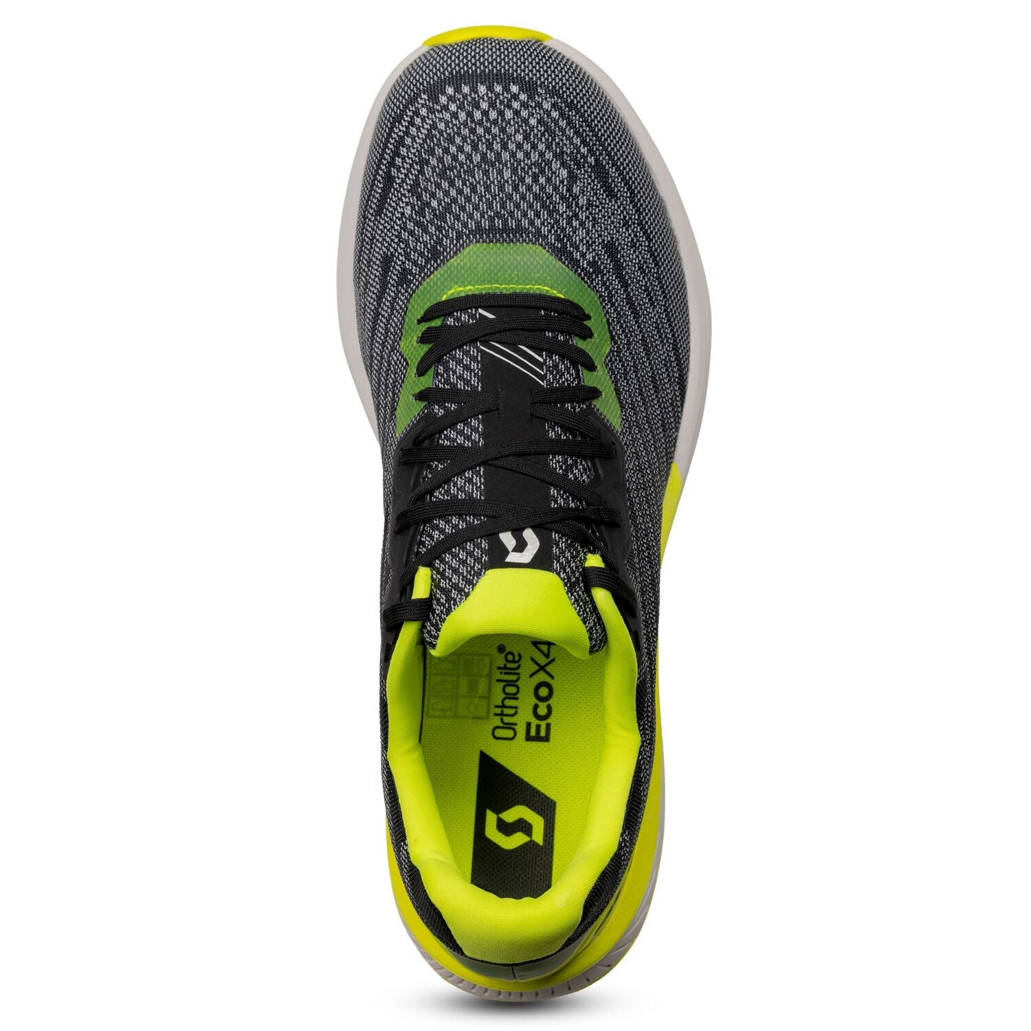 Scott Scarpa da Running Pursuit Nero Giallo Uomo