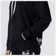 New Balance Felpa con Cappuccio Essentials ID Donna