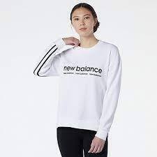 New Balance Maglia Manica Lunga Essentials ID Crew Donna