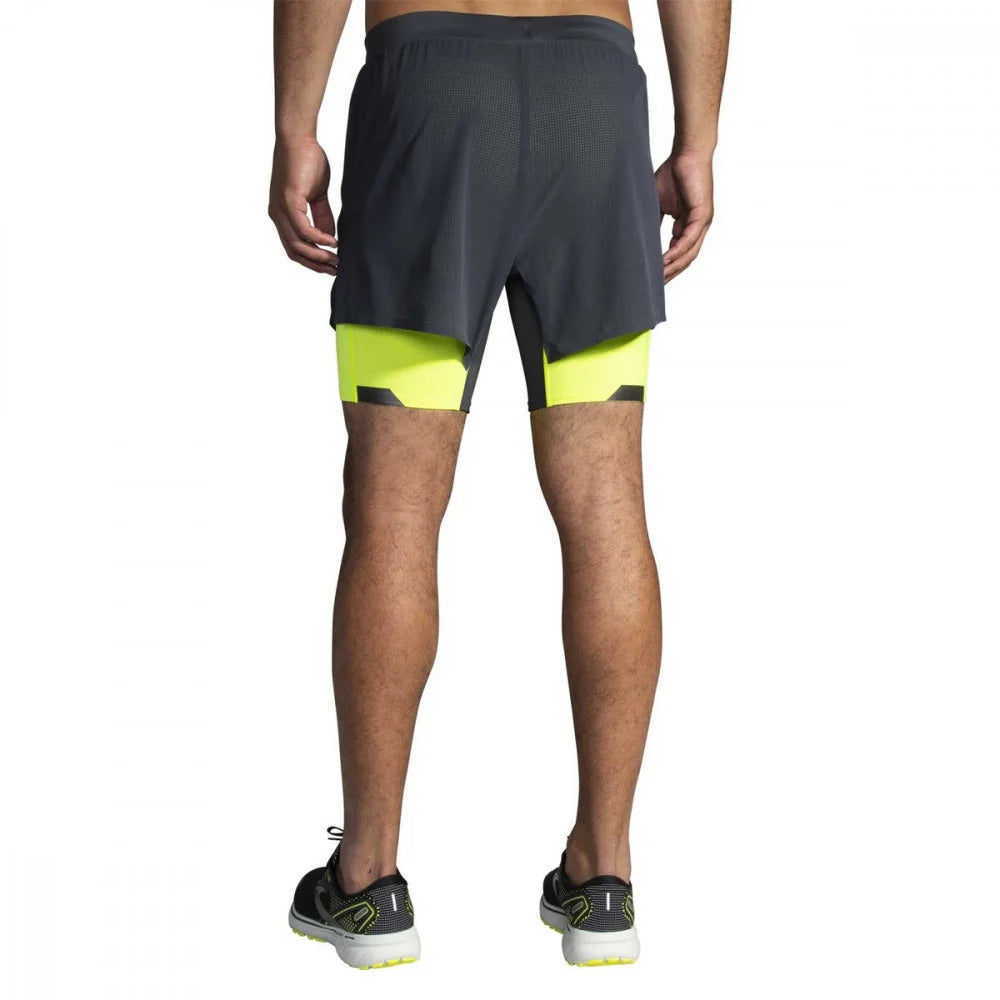 Brooks Pantaloni Corti Run Visible 5" 2-in-1 Short Uomo