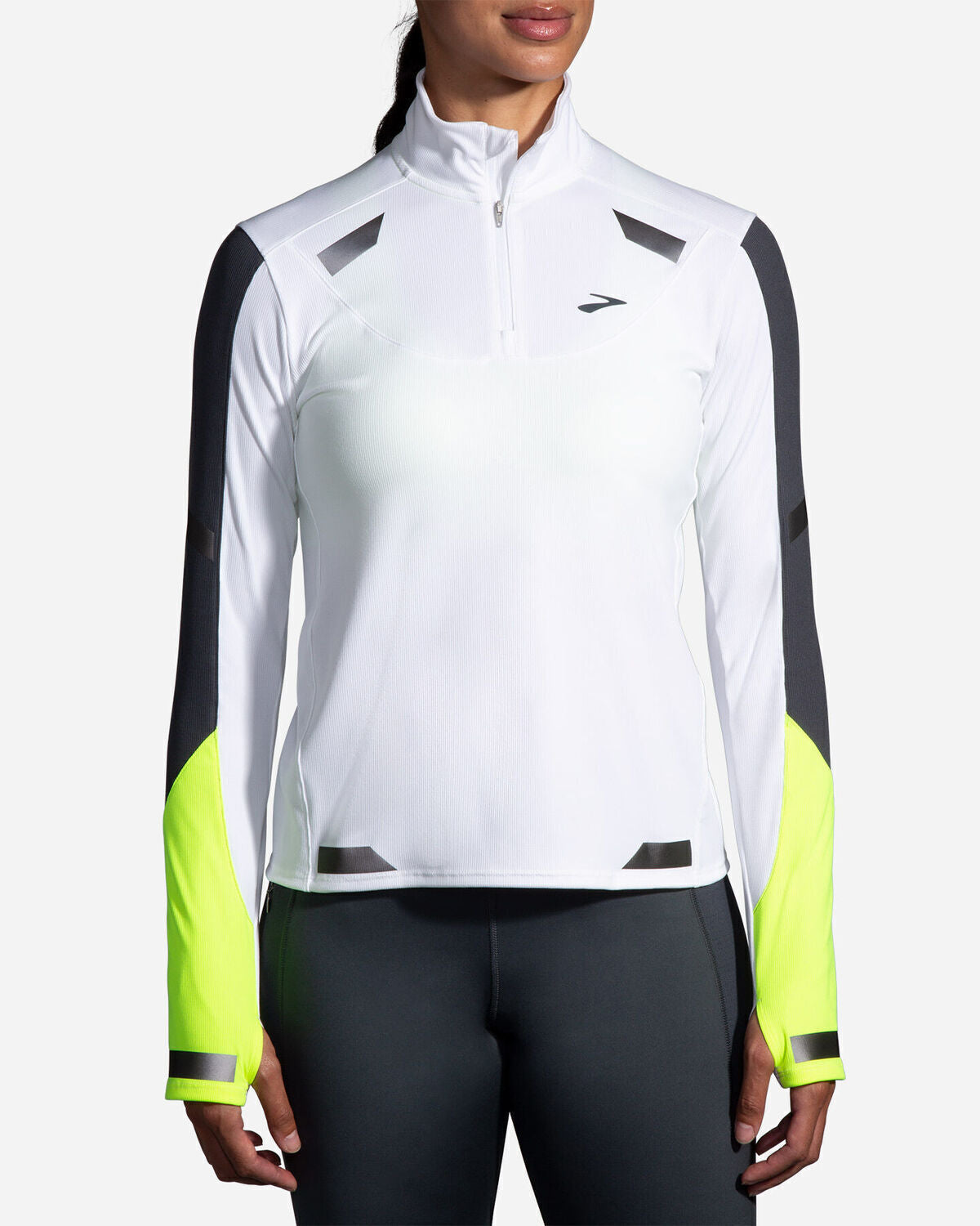 Brooks Maglia Run Visible 1/2 Zip Donna