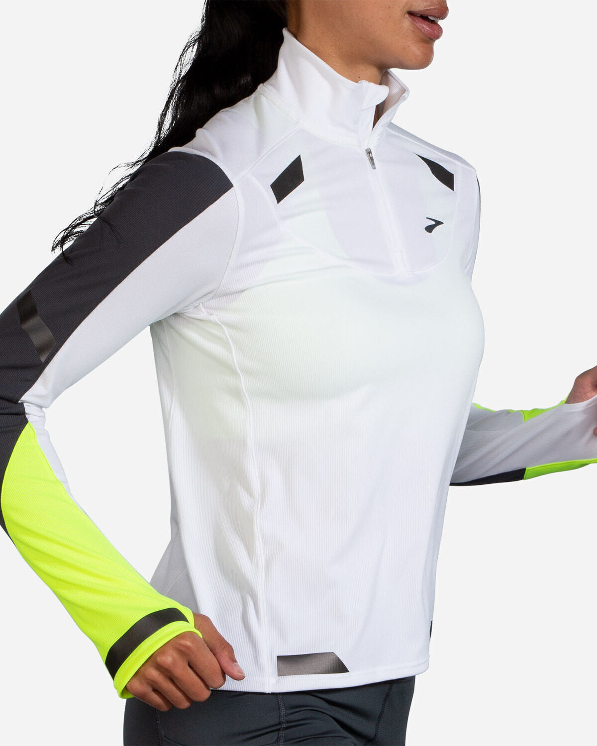 Brooks Maglia Run Visible 1/2 Zip Donna