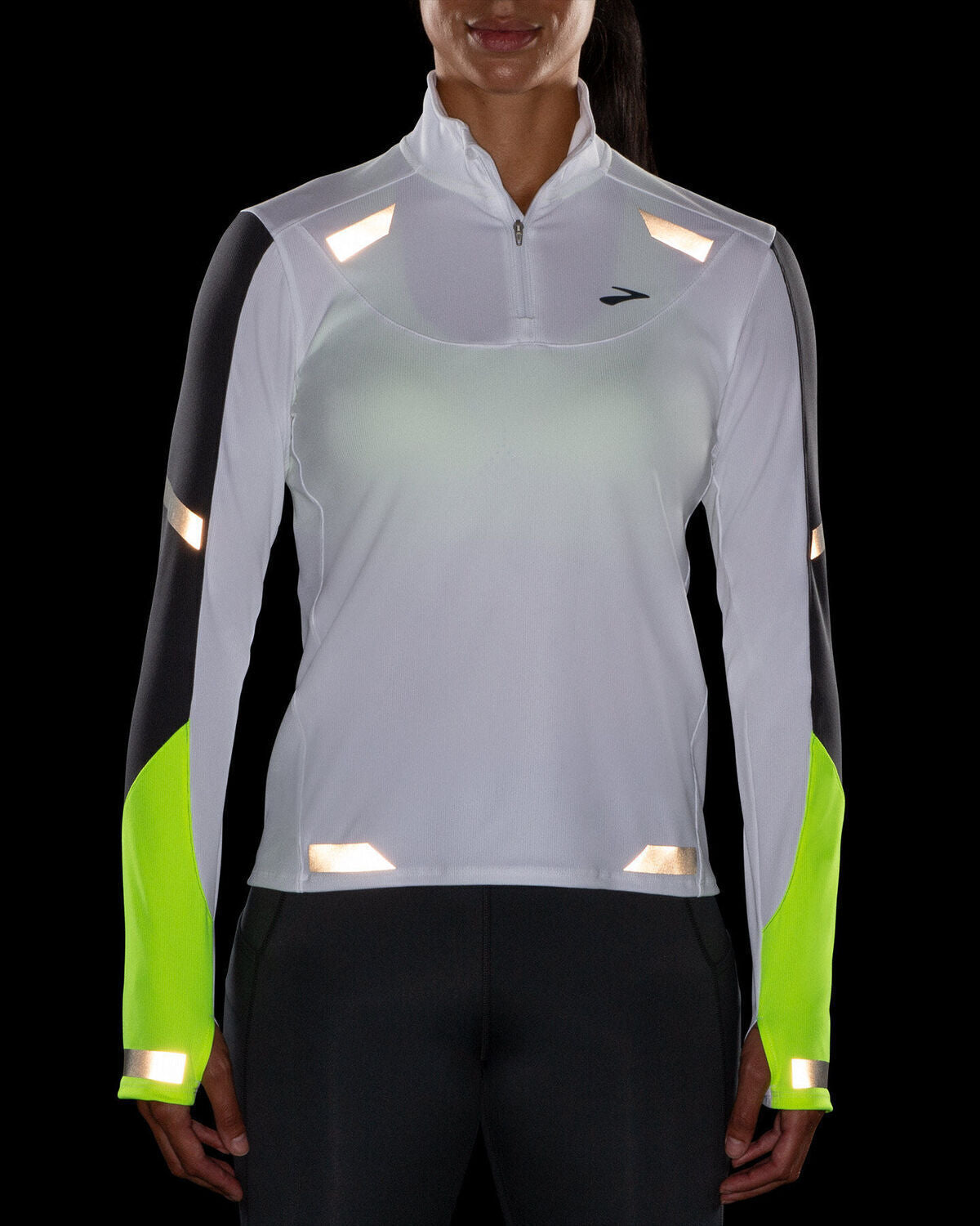 Brooks Maglia Run Visible 1/2 Zip Donna