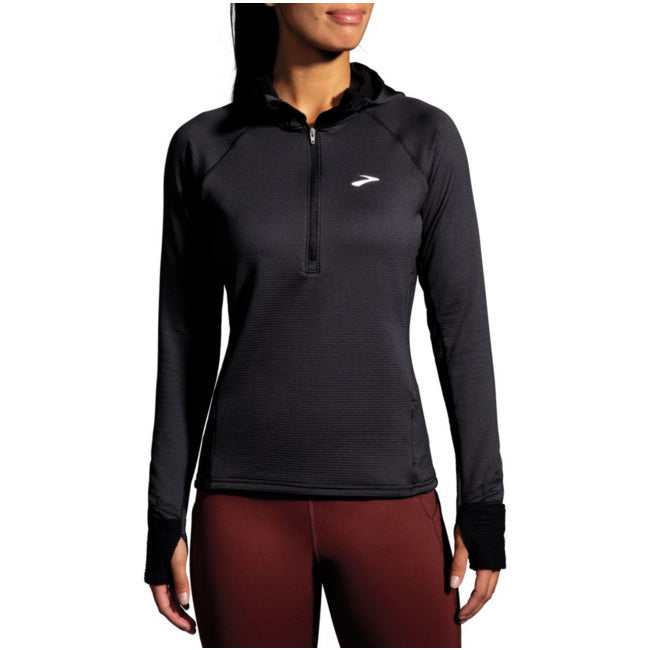 Brooks Maglia Notch Thermal Hoodie 2.0 Donna