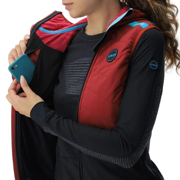Uyn Crossover Gilet Imbottito Da Donna Full Zip