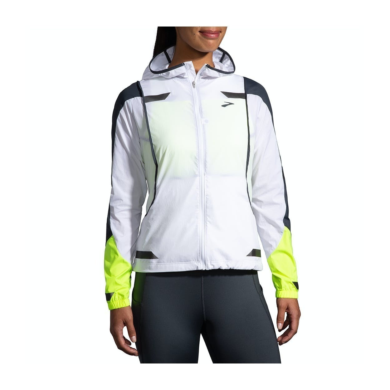 Brooks Giacca Run Visible Convertible Donna