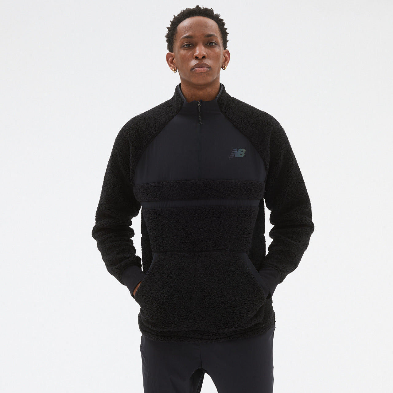 New Balance Maglia Q Speed Sherpa Anorak Uomo