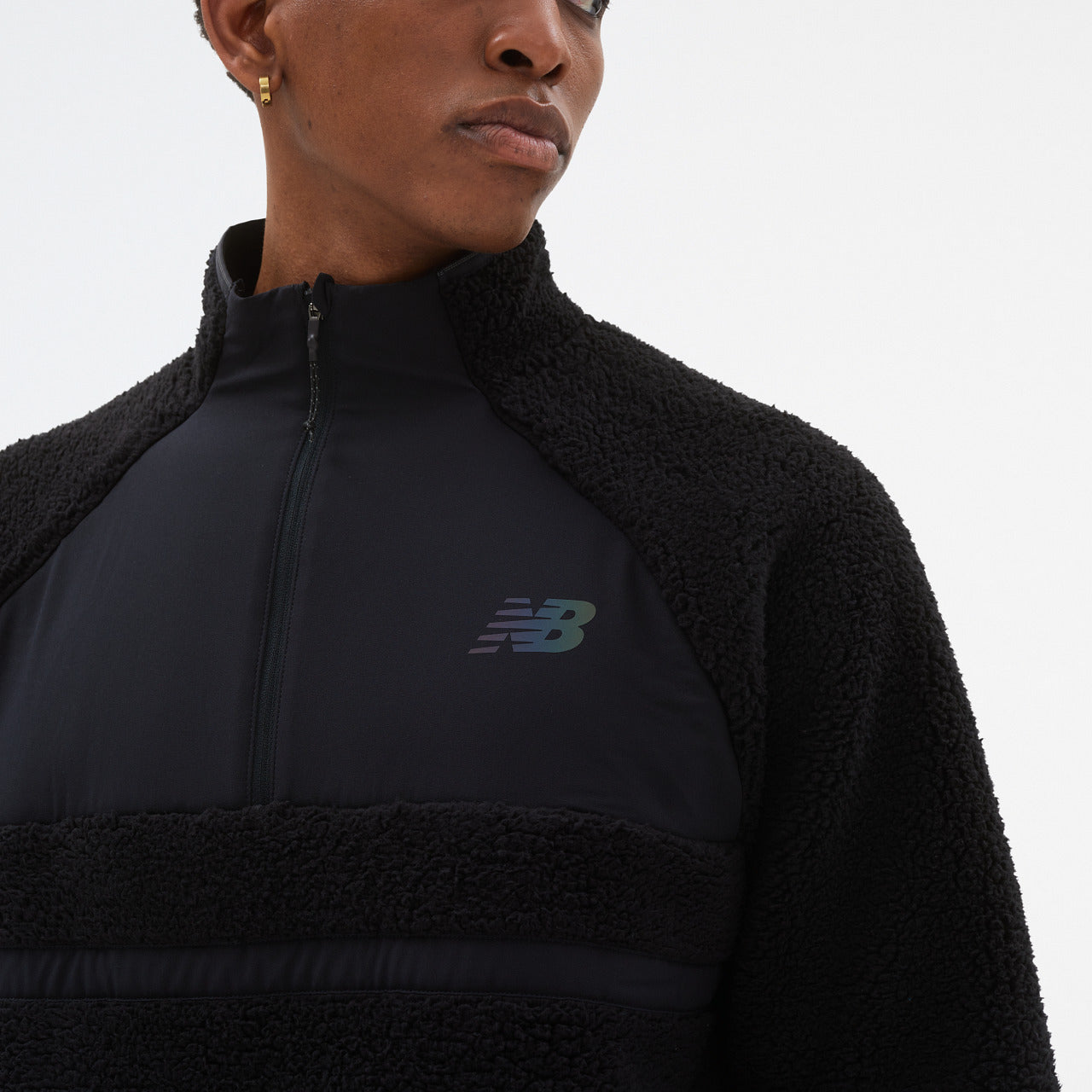 New Balance Maglia Q Speed Sherpa Anorak Uomo