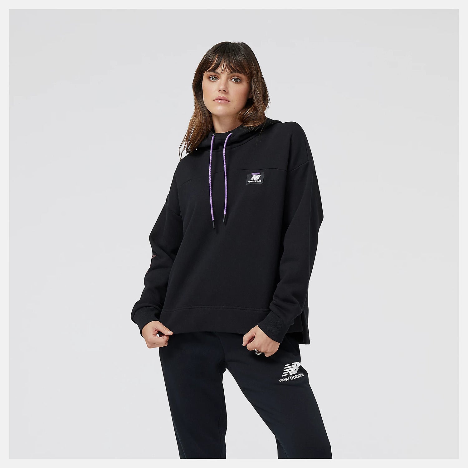 New Balance Felpa con Cappuccio All Terrain Hoody Donna
