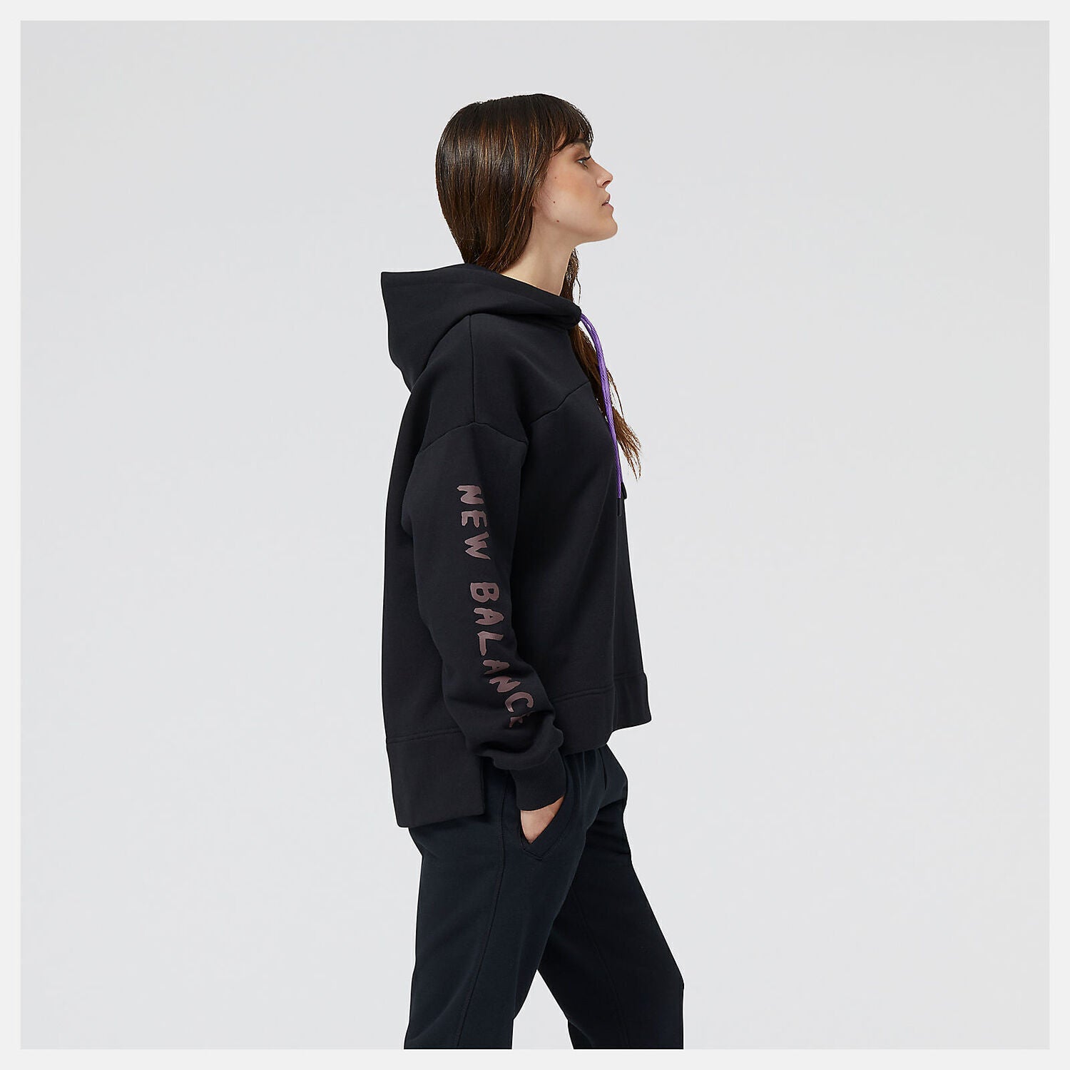 New Balance Felpa con Cappuccio All Terrain Hoody Donna
