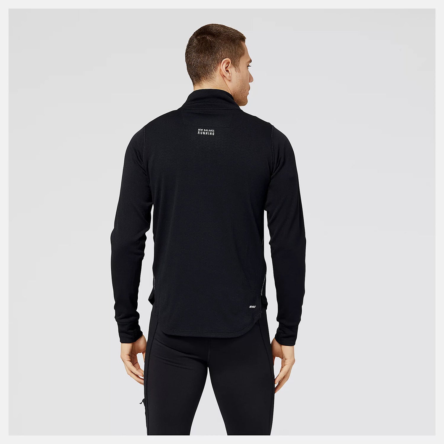 New Balance Felpa Mezza Zip Heat Grid Uomo
