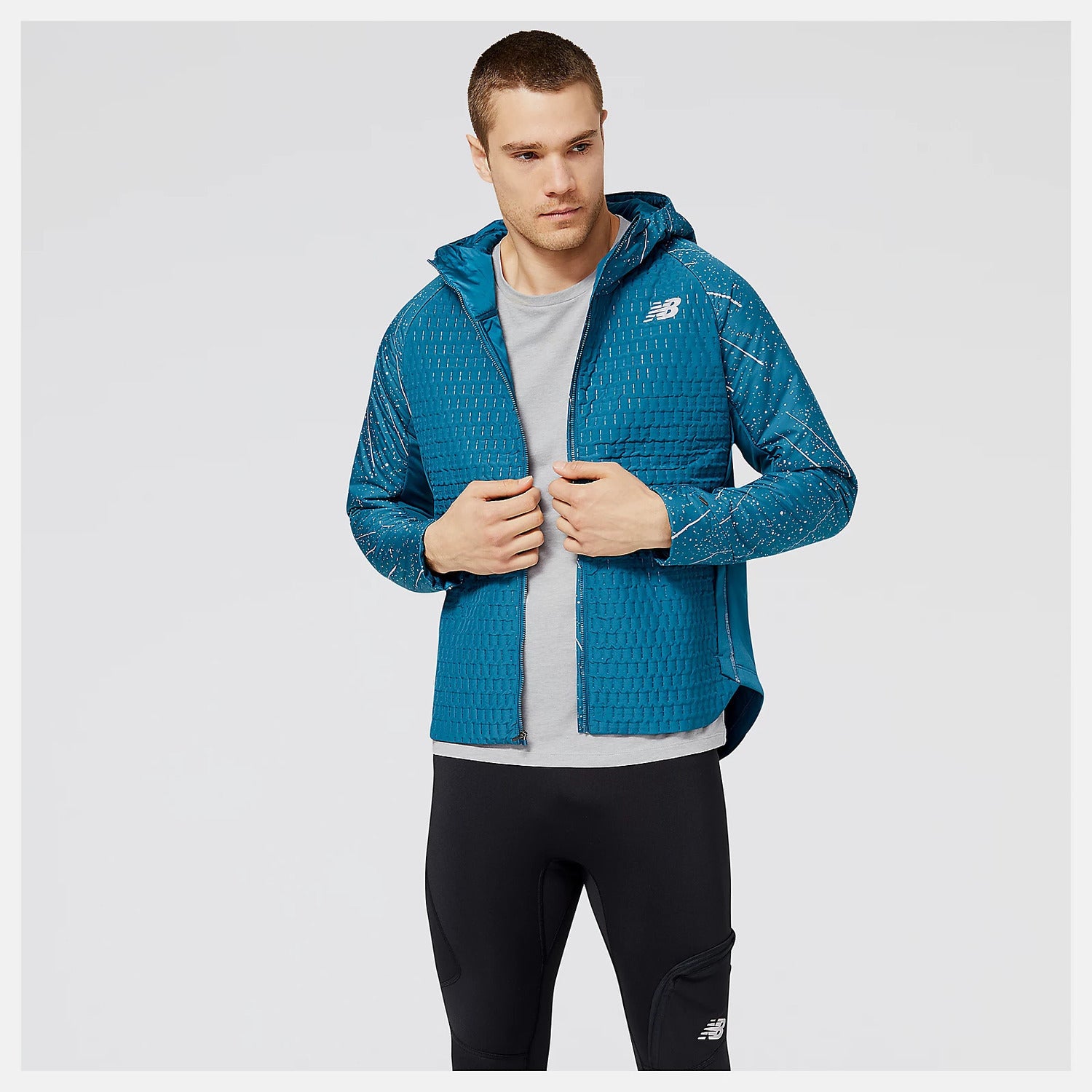 New Balance Giacca Reflective Impact Run Heat Uomo