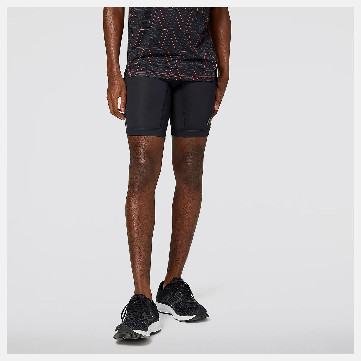 New Balance Leggings Q Speed 9 Inch Half Tight Uomo