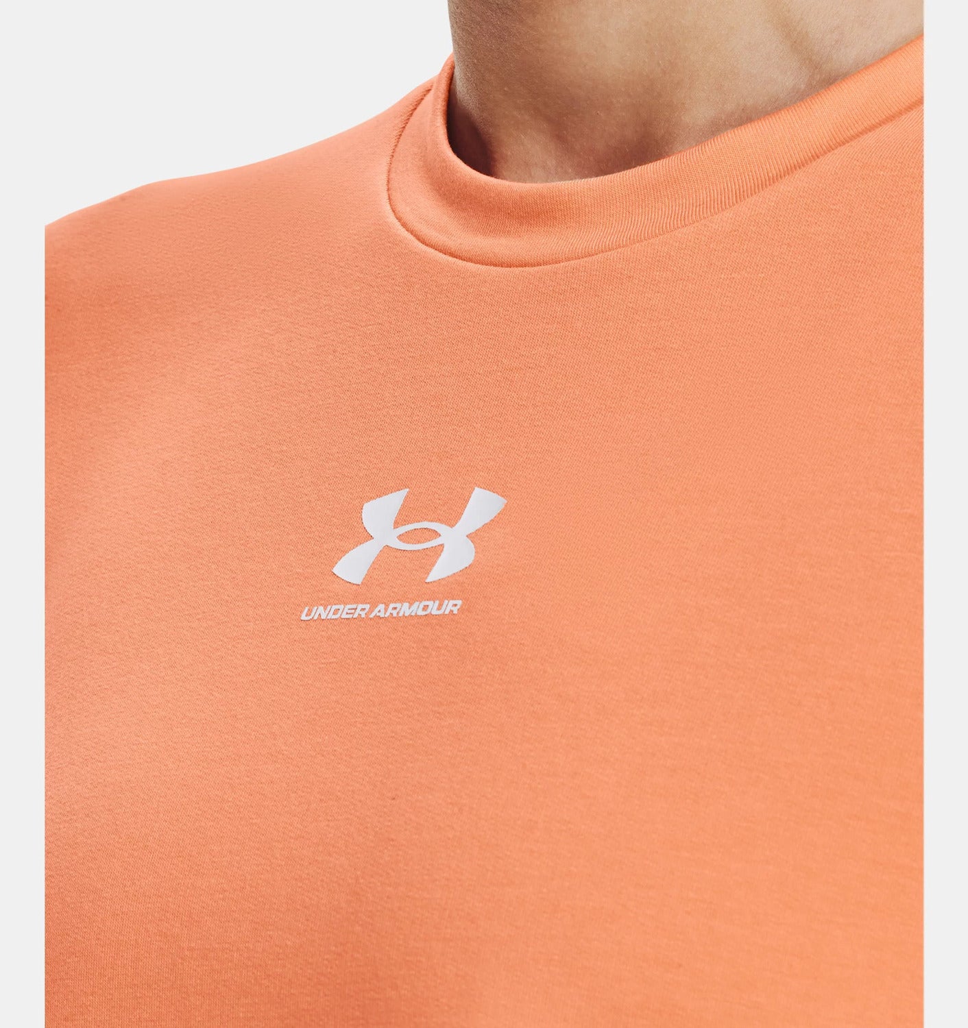 Under Armour Felpa Rival Terry Crew Donna