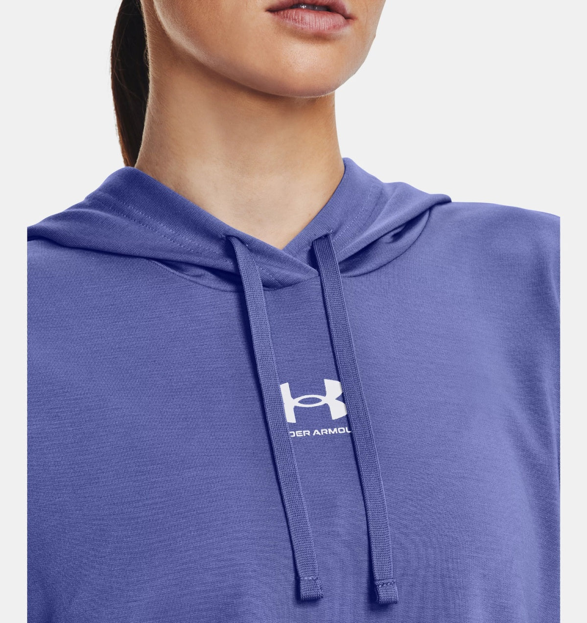 Under Armour Felpa con Cappuccio Rival Terry Donna