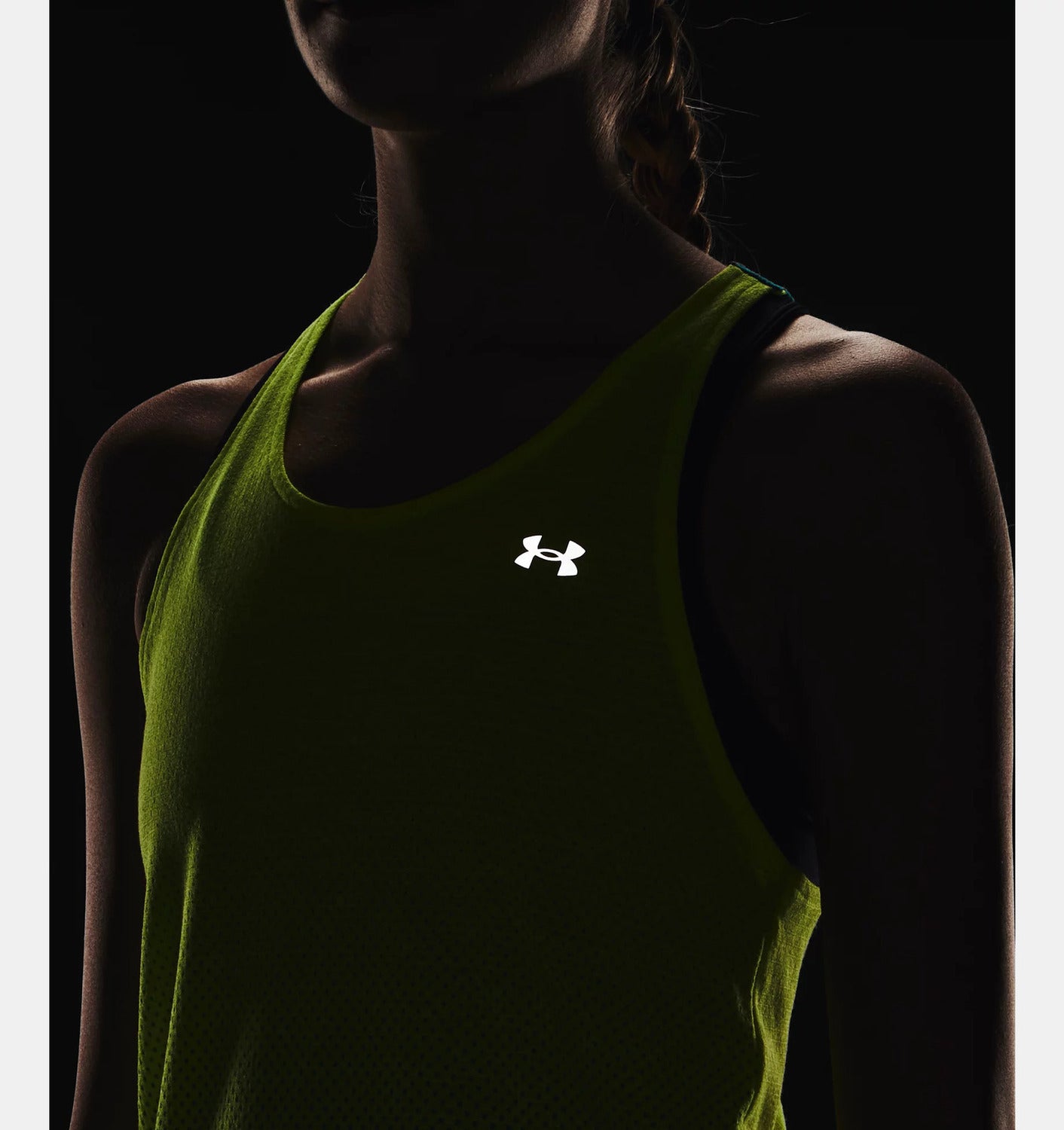 Under Armour Canotta Streaker Wind Donna Lime