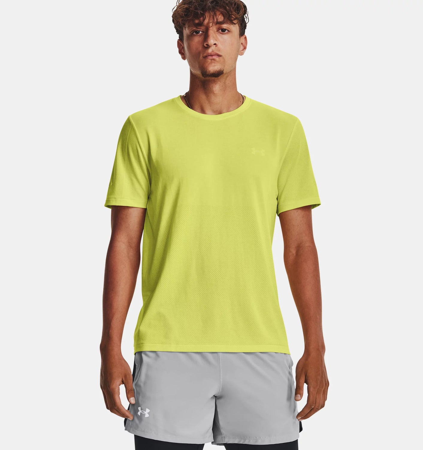 Under Armour T-Shirt Maniche a Corte Seamless Stride Uomo