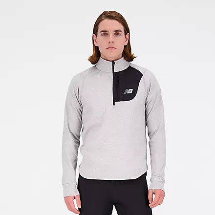 New Balance Felpa Heat Grid Half Zip Uomo