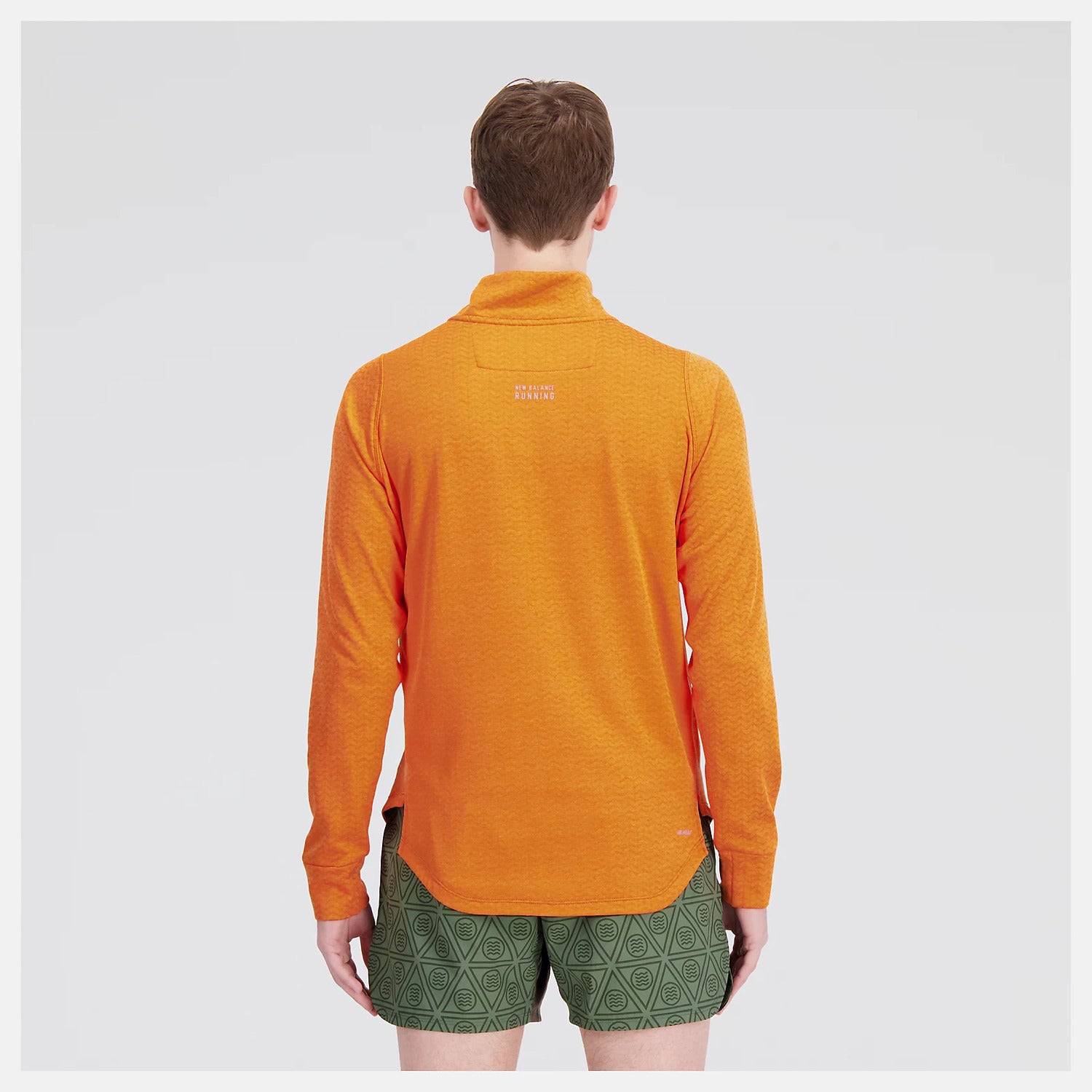 New Balance Felpa Mezza Zip Heat Grid Uomo