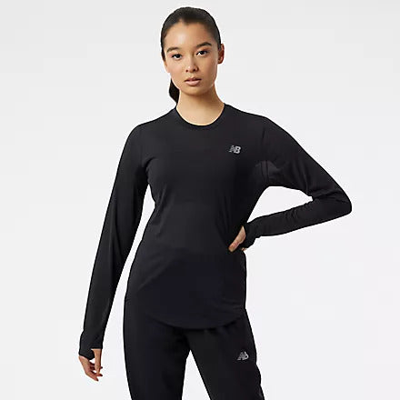 New Balance Maglia Manica Lunga Accelerate Long Sleeve Top Donna