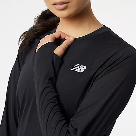 New Balance Maglia Manica Lunga Accelerate Long Sleeve Top Donna