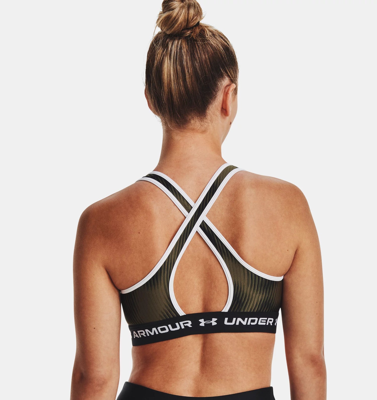 Under Armour Reggiseno Sportivo Crossback Mid Print Donna