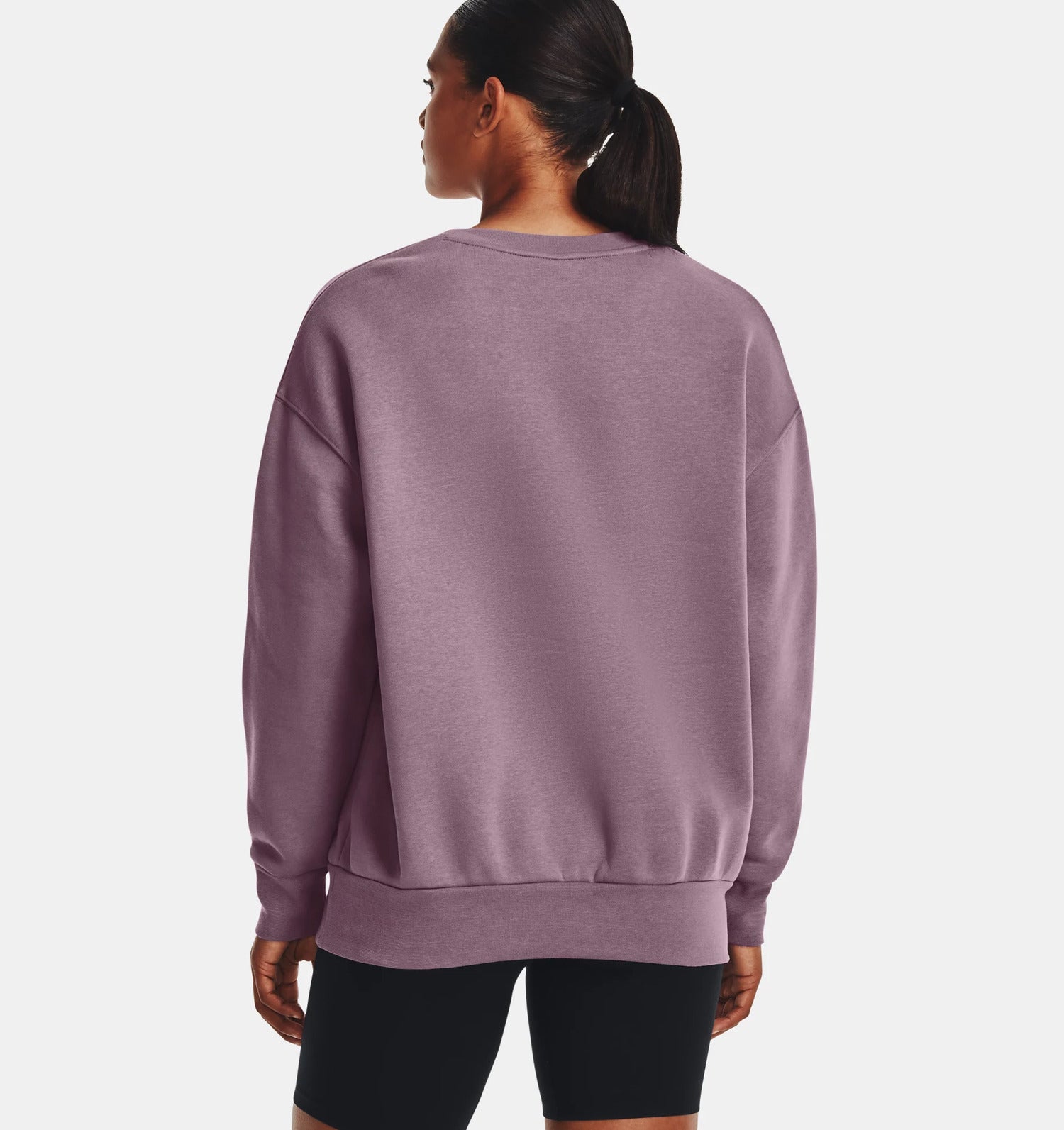 Under Armour Maglia Essential Fleece Oversized Crew Donna