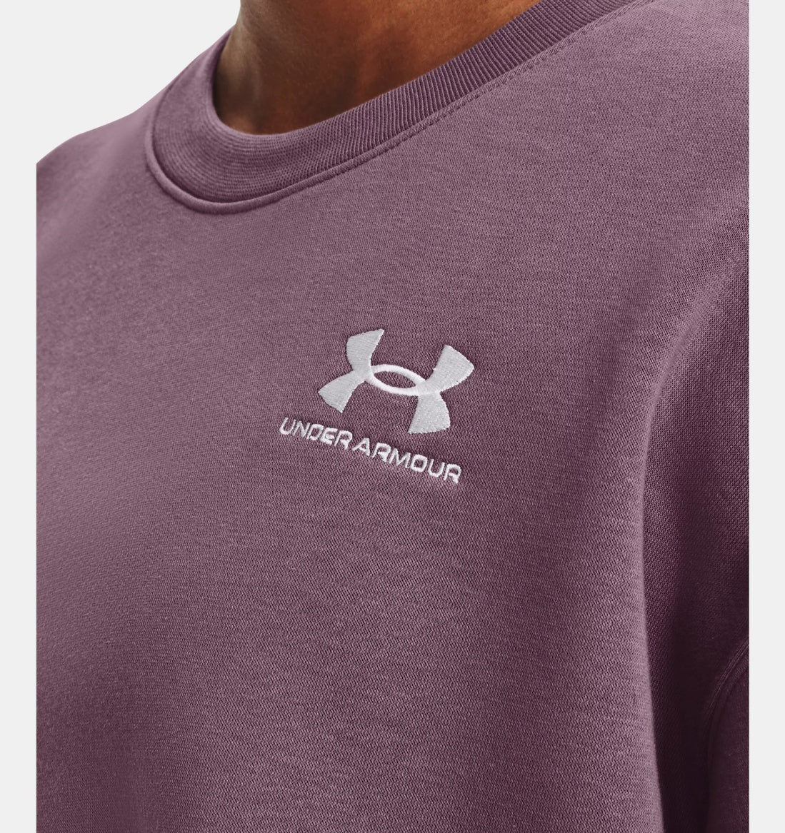 Under Armour Maglia Essential Fleece Oversized Crew Donna