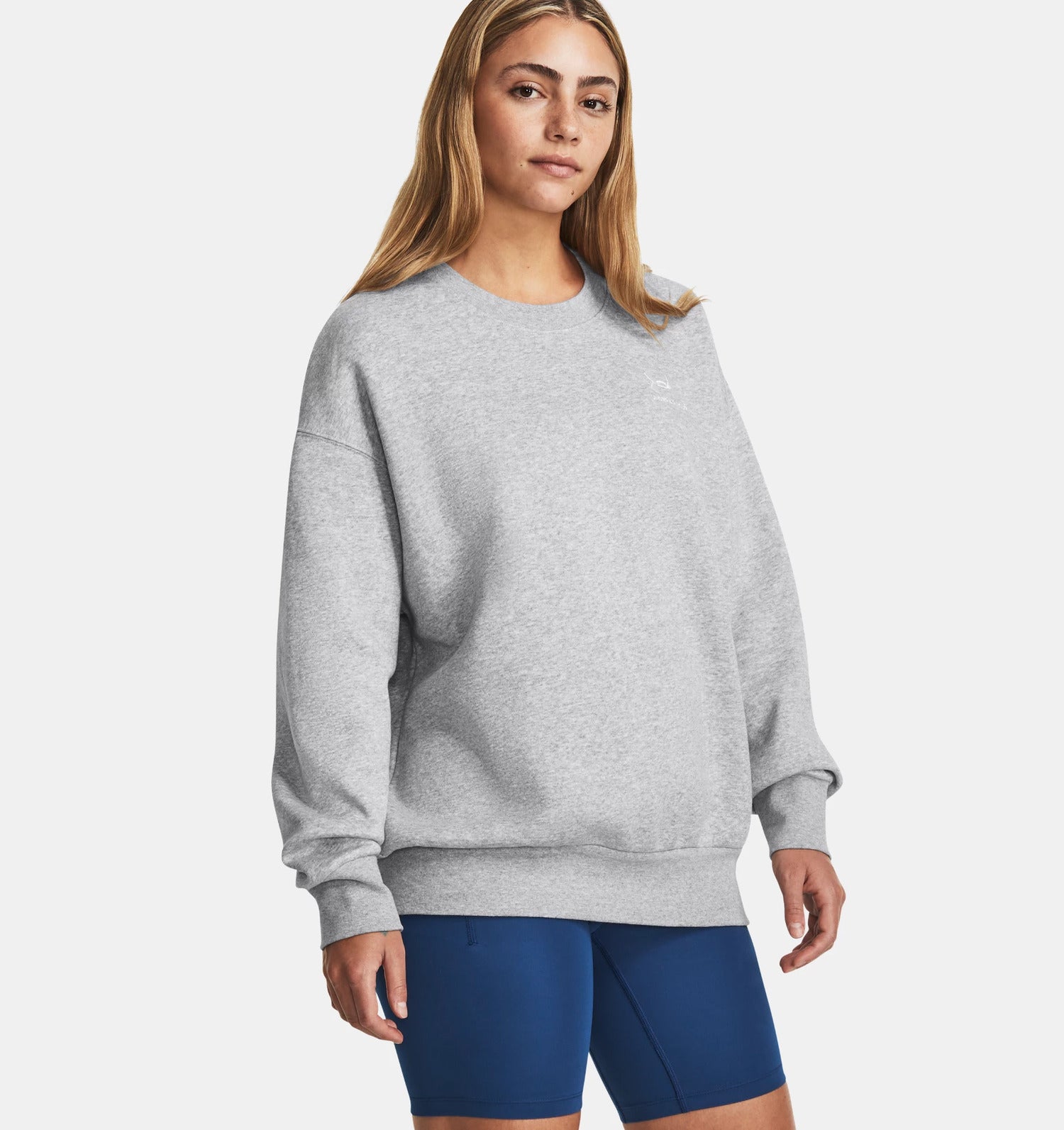 Under Armour Maglia Essential Fleece Oversized Crew Donna