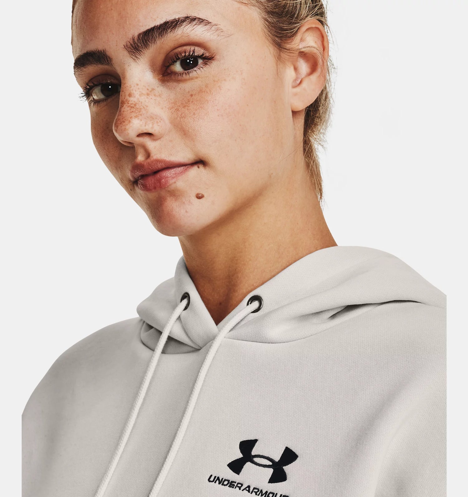 Under Armour Felpa Cappuccio Essential Fleece Oversized Donna