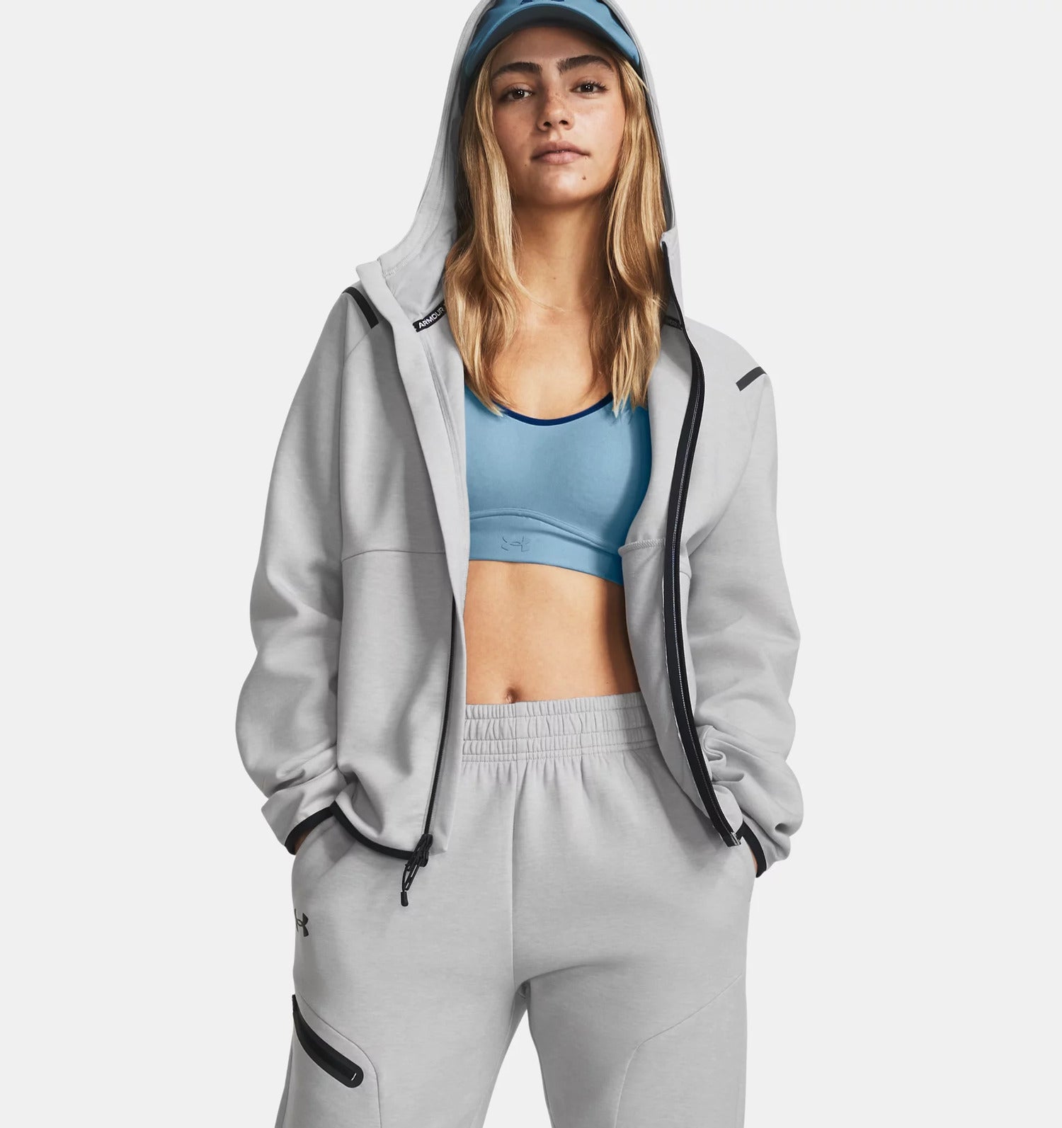 Under Armour Maglia Unstoppable Fleece Full-Zip Donna