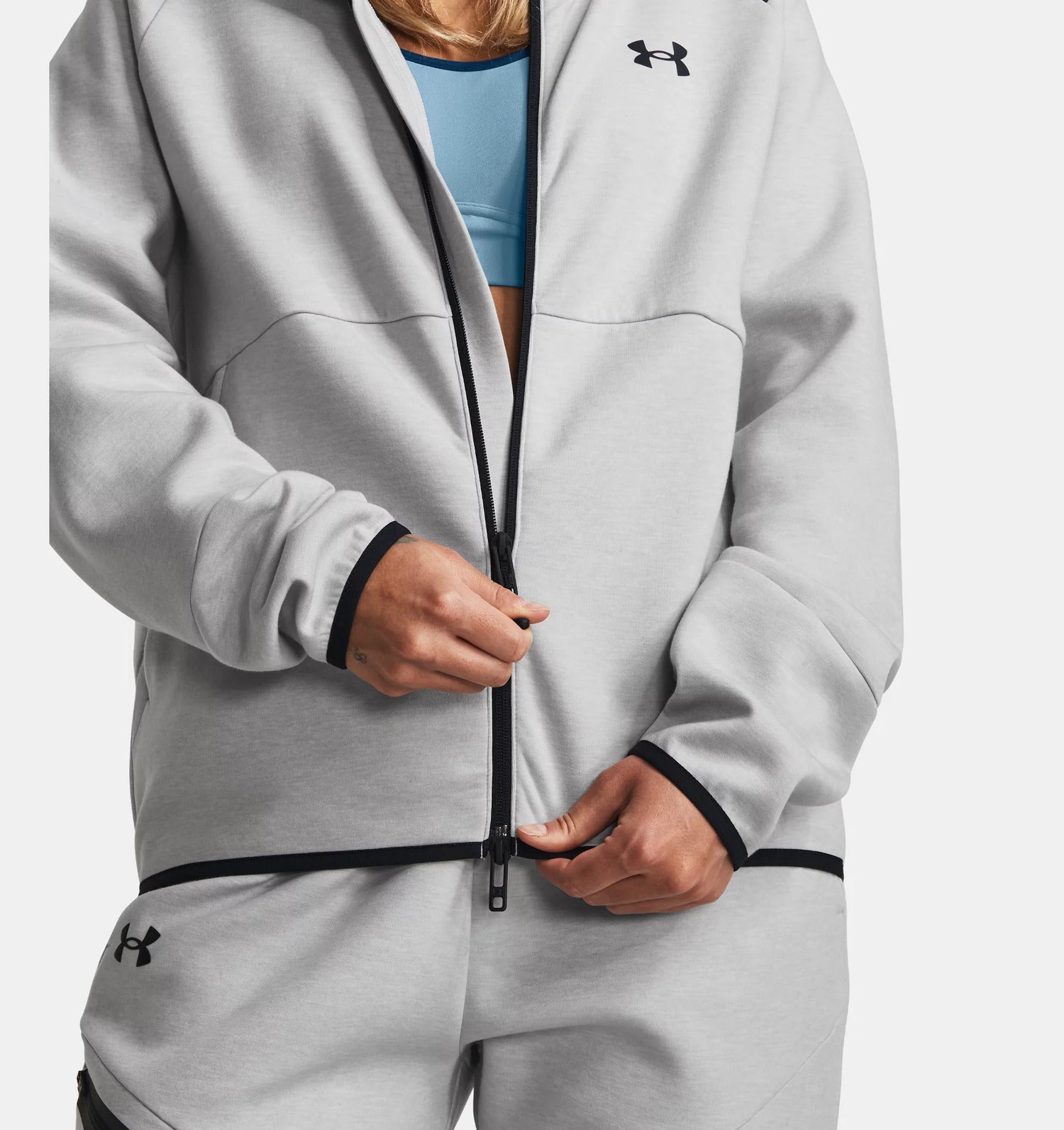 Under Armour Maglia Unstoppable Fleece Full-Zip Donna