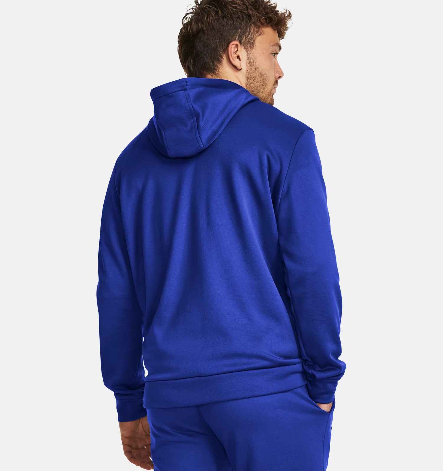 Under Armour Felpa Cappuccio Fleece Aperta Zip Uomo