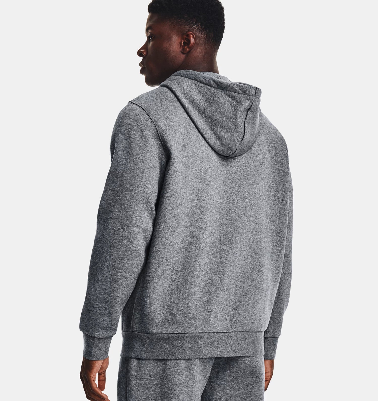 Under Armour Felpa Cappuccio Essential Fleece Aperta Zip Uomo