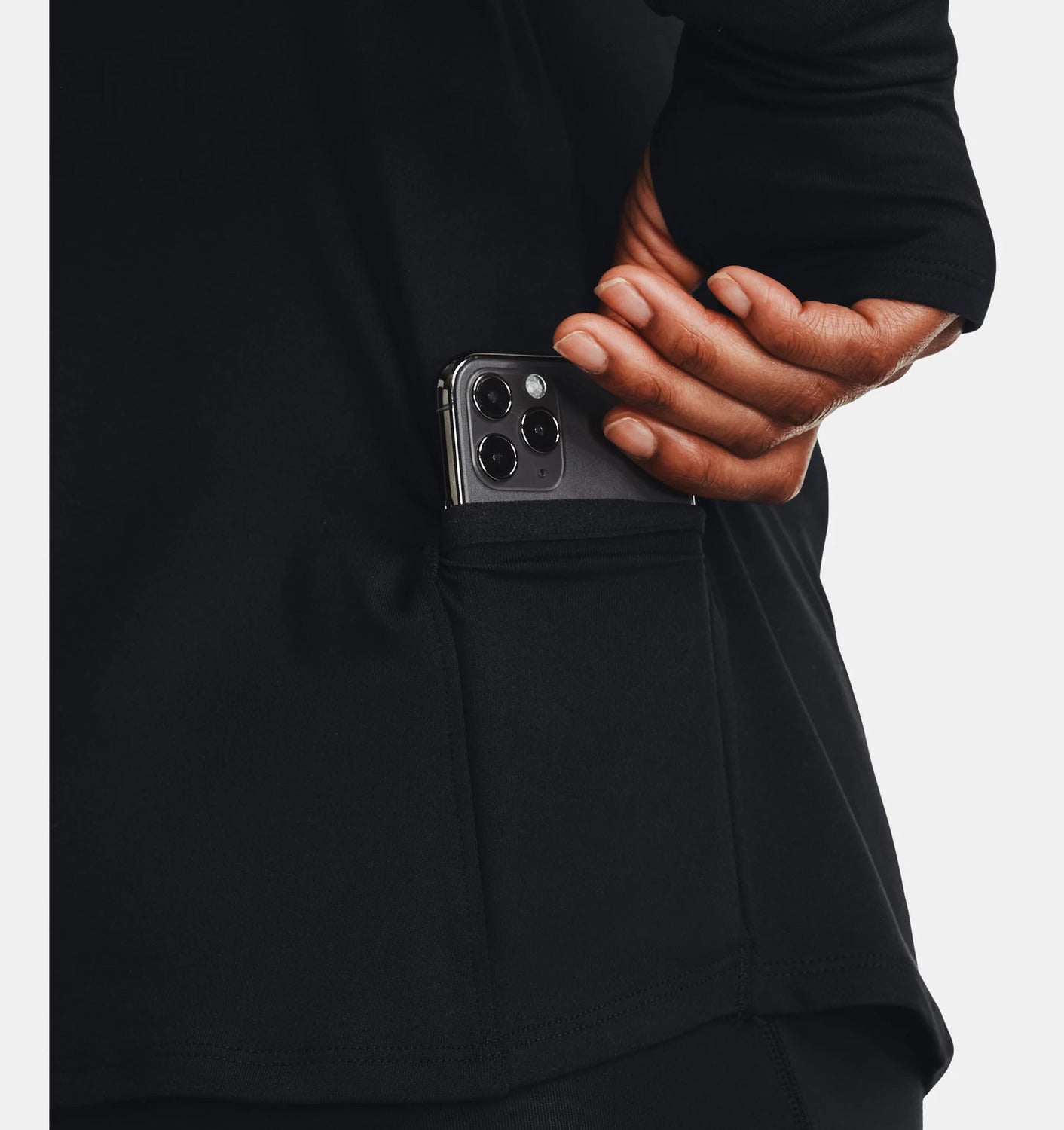 Under Armour Felpa Mezza Zip Launch Pro H Donna