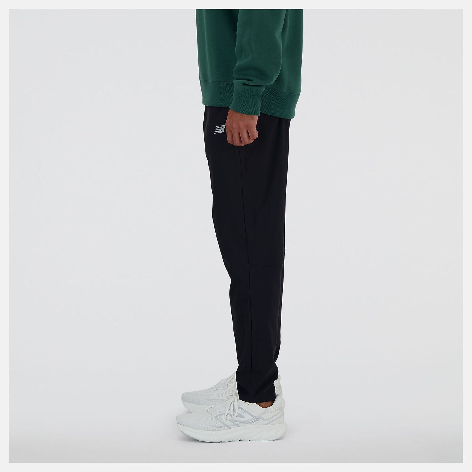 New Balance Pantalone Lungo Ac Stretch Woven Regular Uomo Black