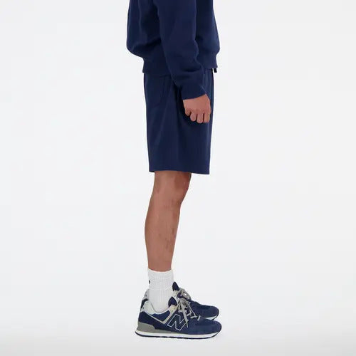New Balance Pantalone Corto French Terry Short Uomo Navy