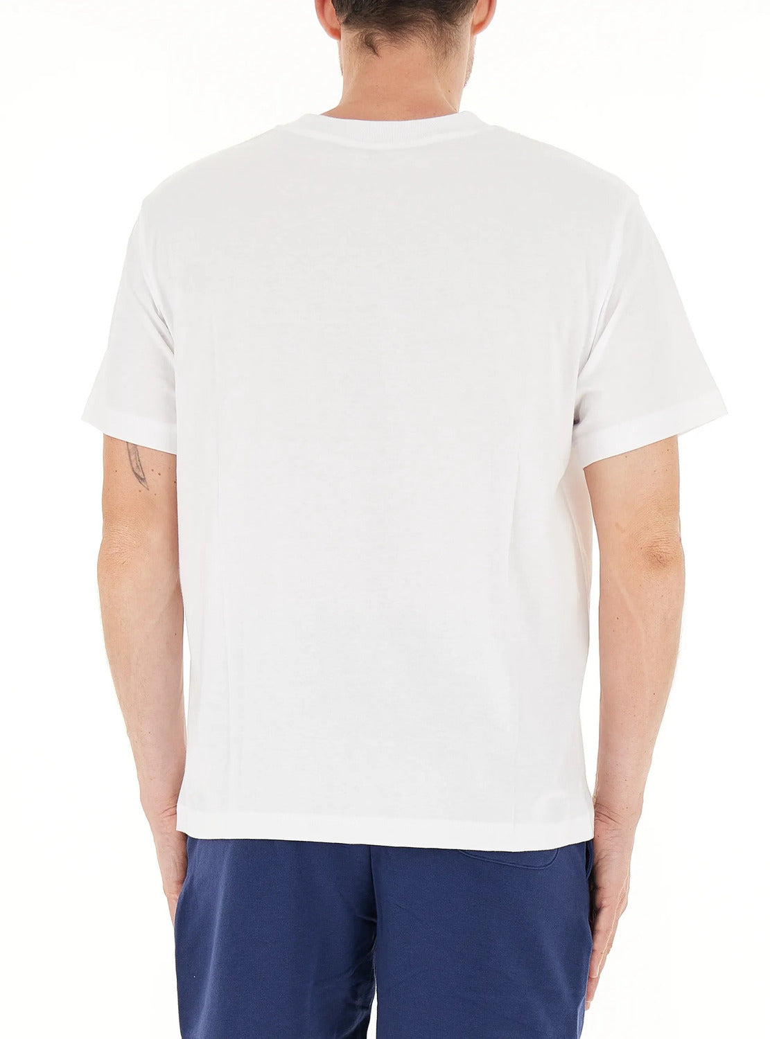 New Balance T-Shirt Girocollo Small Logo Uomo White