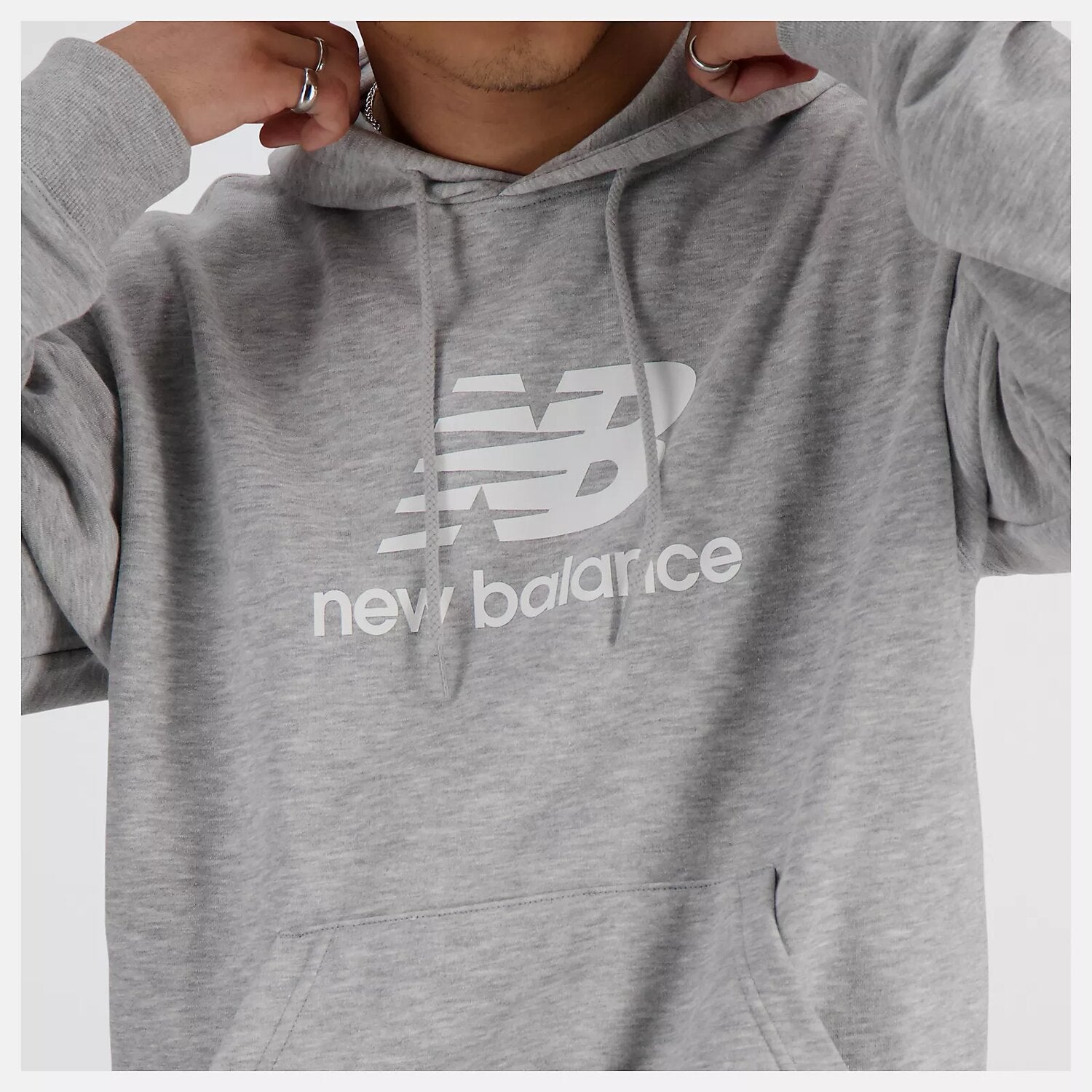 NB STACKED LOGO FRENCH TERRY HOODIE