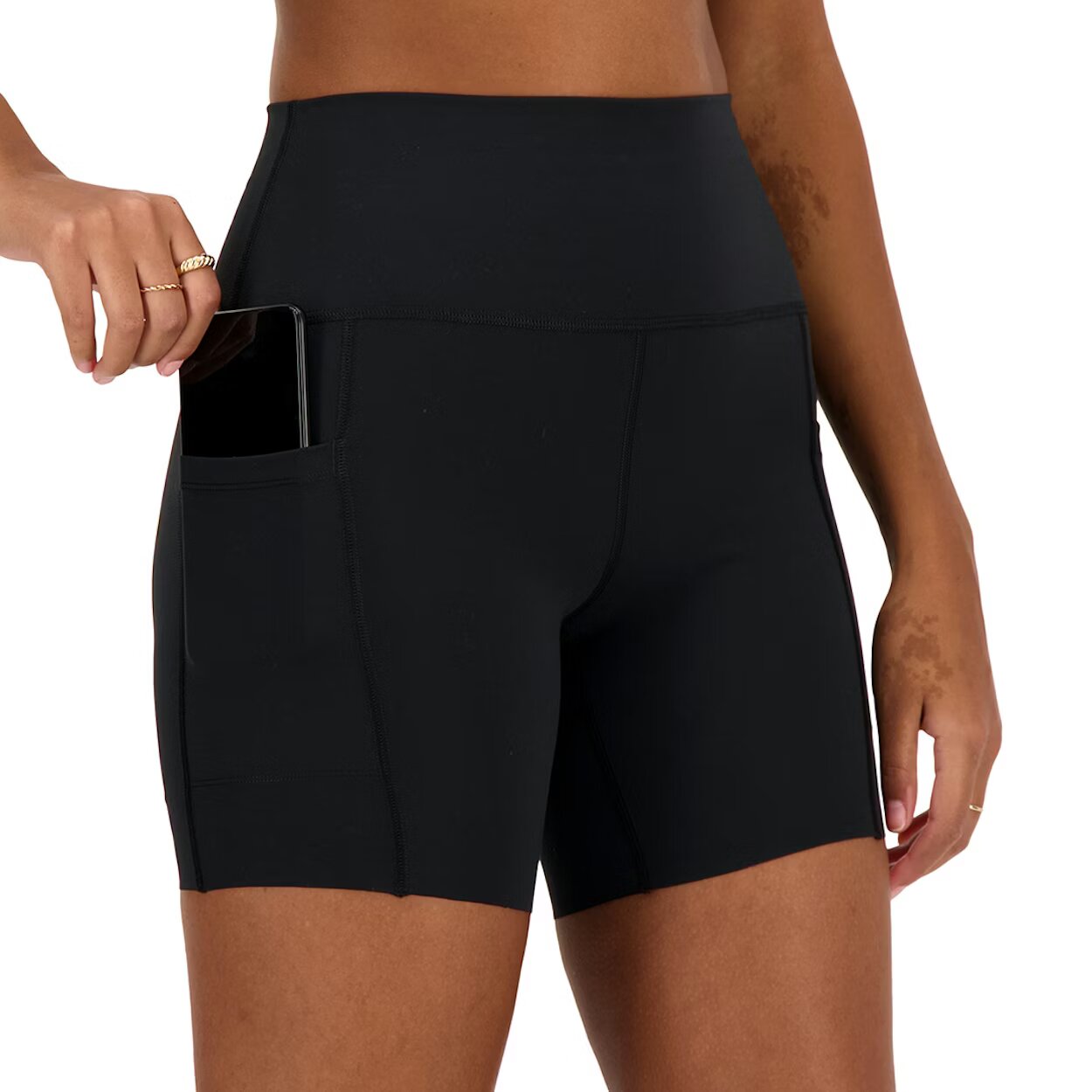 NB ATHLETICS 6 INCH FITTED HIGH RISE SHO