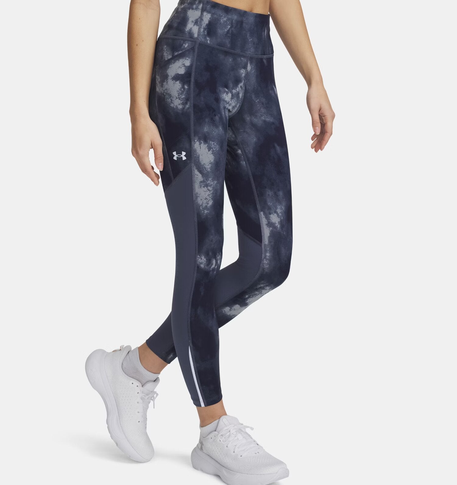 UA LAUNCH ANKLE PRINT TIGHTS