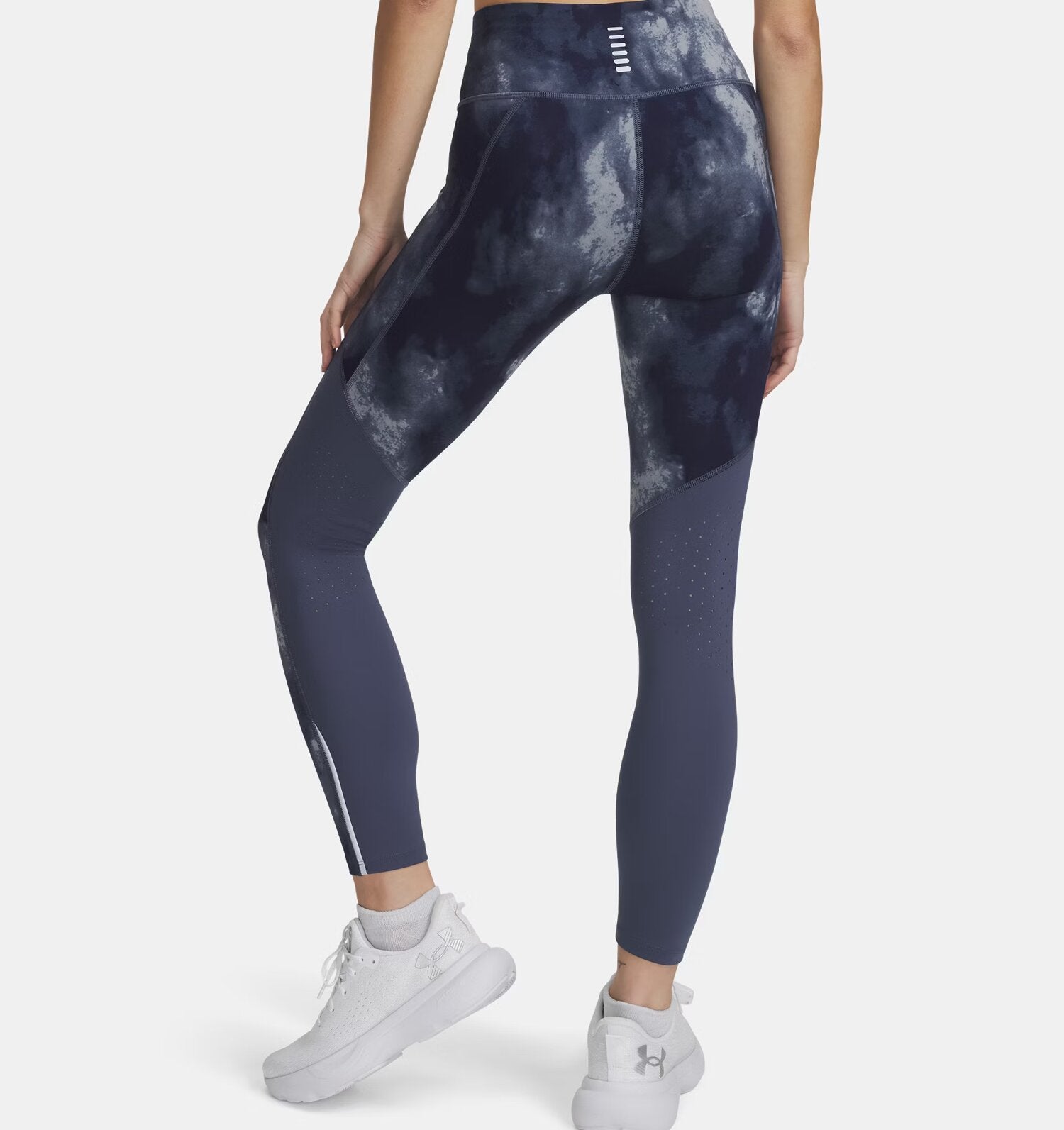 UA LAUNCH ANKLE PRINT TIGHTS