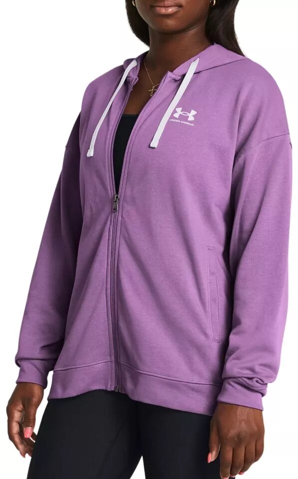 UA RIVAL TERRY OS FZ HOODED