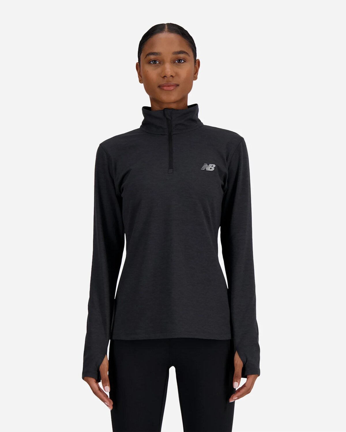 SPACE DYE QUARTER ZIP